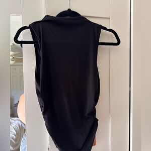 SHEIN Sxy cowl neck muscle tee ruched detail